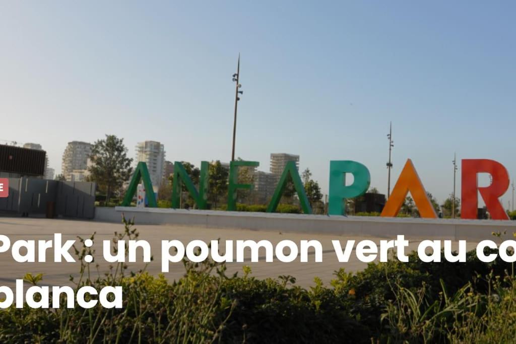 A 2 Minutes De Casa Finance City, Appartement Avec 2 Chambres カサブランカ エクステリア 写真