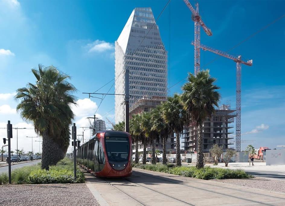 A 2 Minutes De Casa Finance City, Appartement Avec 2 Chambres カサブランカ エクステリア 写真